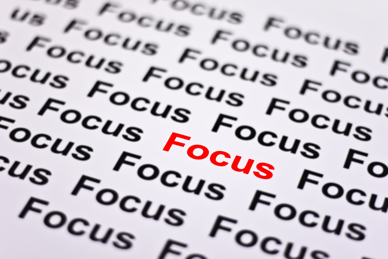 focus | writing at the table