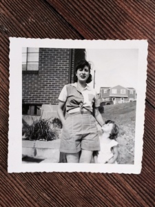 My grandma and mom, circa 1953